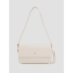 TOMMY HILFIGER - Cartera Monogram Transformable Beige