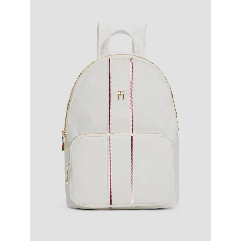 TOMMY HILFIGER - Mochila Corporate Con Logo Blanco Tommy Hilfiger