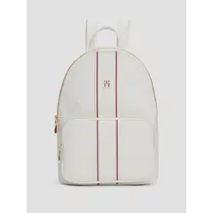 TOMMY HILFIGER - Mochila Corporate Con Logo Blanco