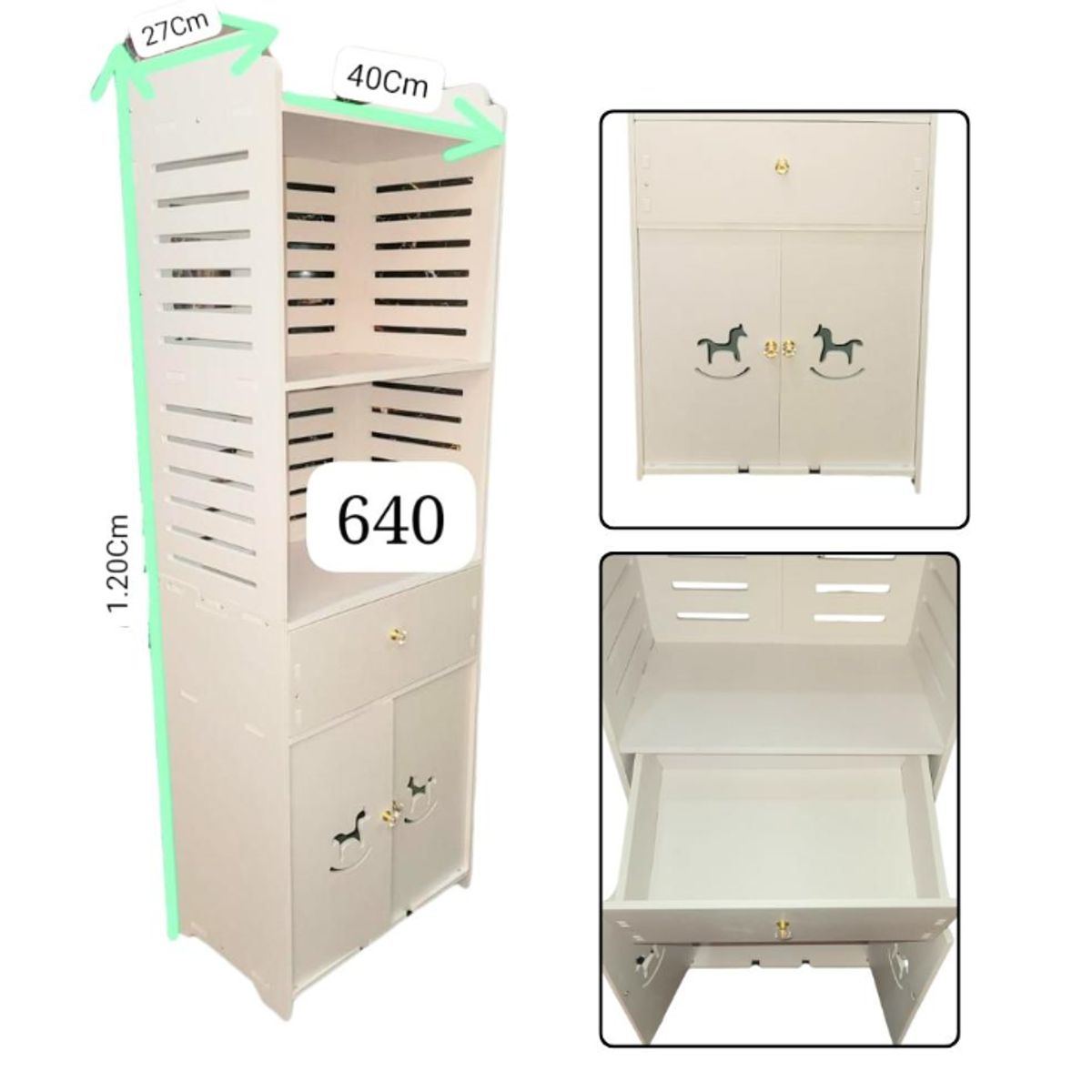 GENERICO - Mueble Organizador Multifuncional Mdf