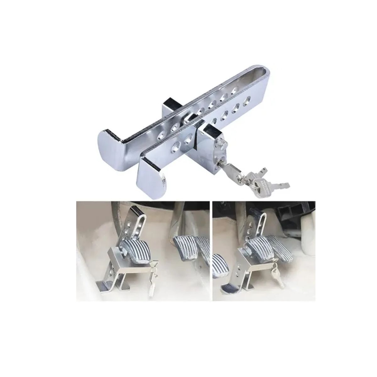 GENERICO - Traba Volante  Pedal De Seguridad Antirrobo Para Auto