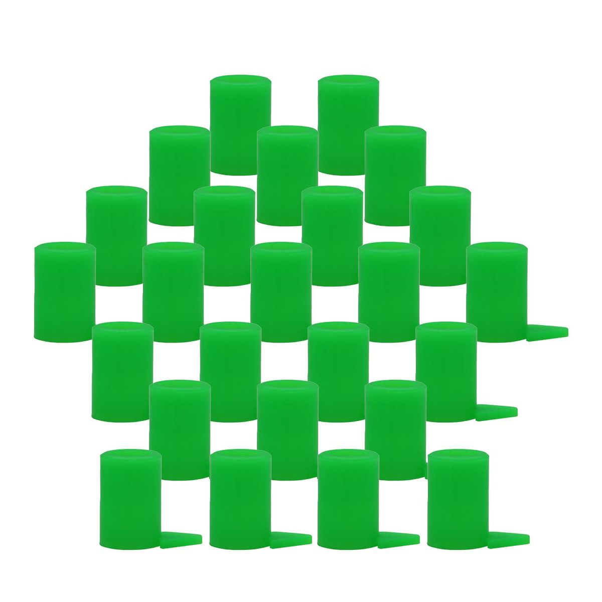 GENERICO - Checkpoint Indicadores de Tuerca Tipo Gota Camion Pack x25 - Verde - 19mm