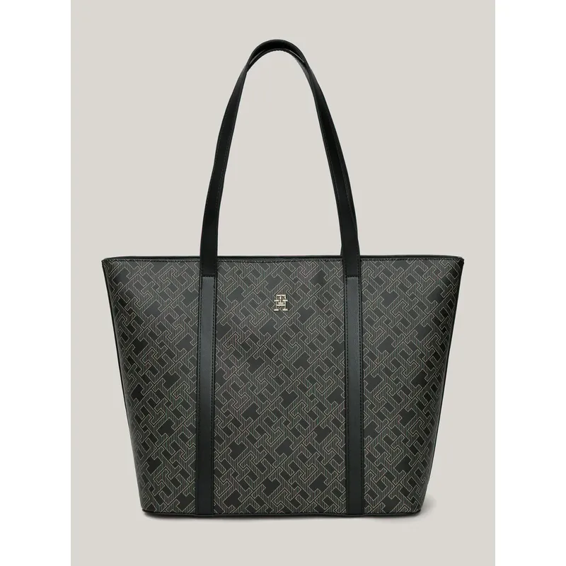 TOMMY HILFIGER - Cartera Im Latam Tote Negro Tommy Hilfiger