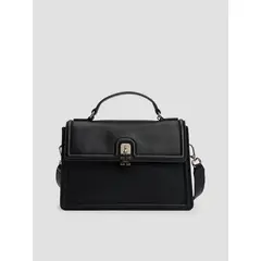 TOMMY HILFIGER - Cartera Eternity Mini Satchel Negro