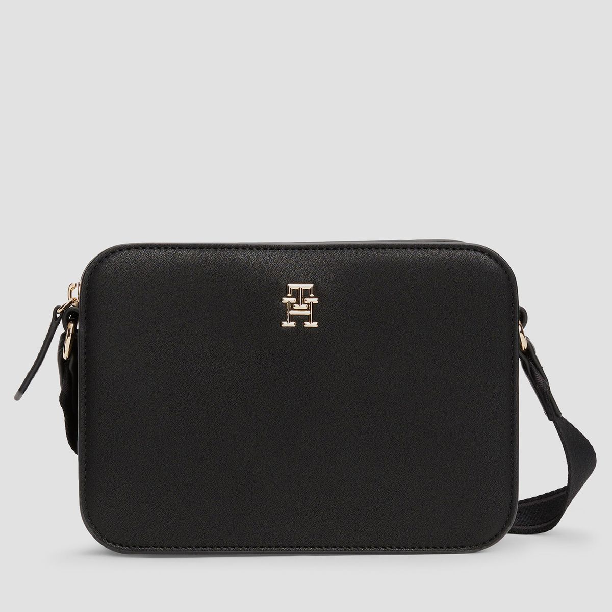 TOMMY HILFIGER - Bandolera Con Monotipo Logotape Negro Tommy Hilfiger