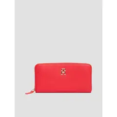 TOMMY HILFIGER - Billetera Con Logotape Rojo