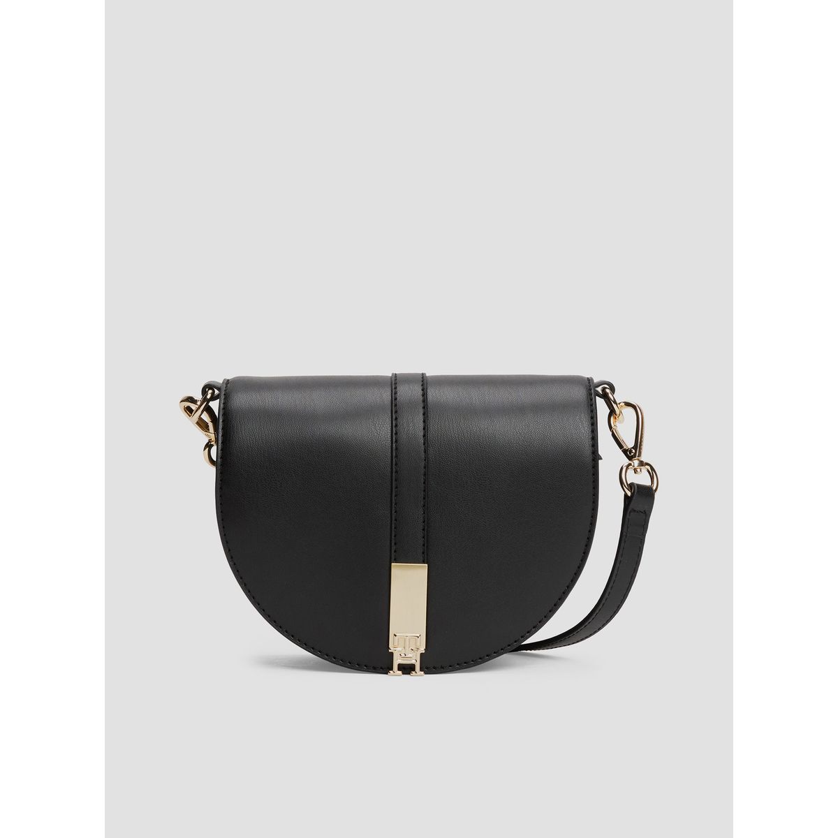 TOMMY HILFIGER - Cartera Saddle Heritage Negro Tommy Hilfiger