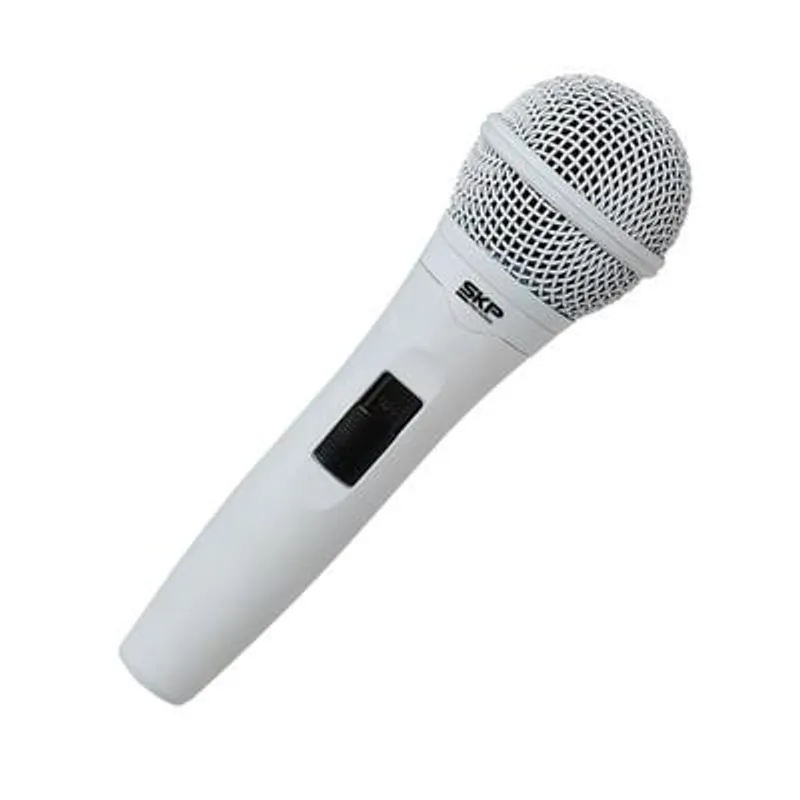 SKP - Microfono Vocal Dinamico SKP PRO-92 XLR White
