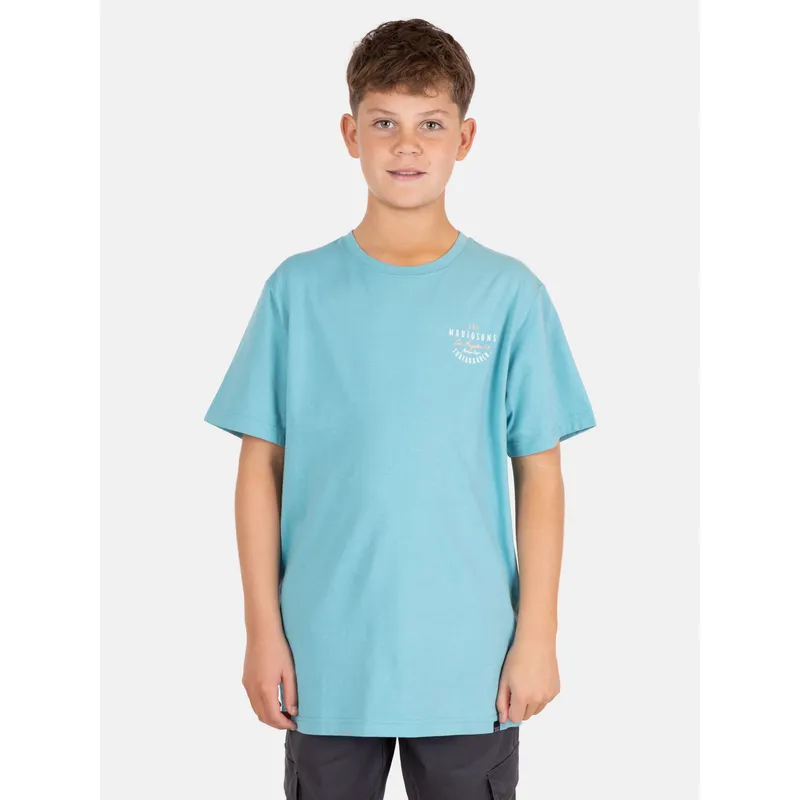 MAUI AND SONS - Polera MC OlaTribe Celeste Infantil Maui And Sons