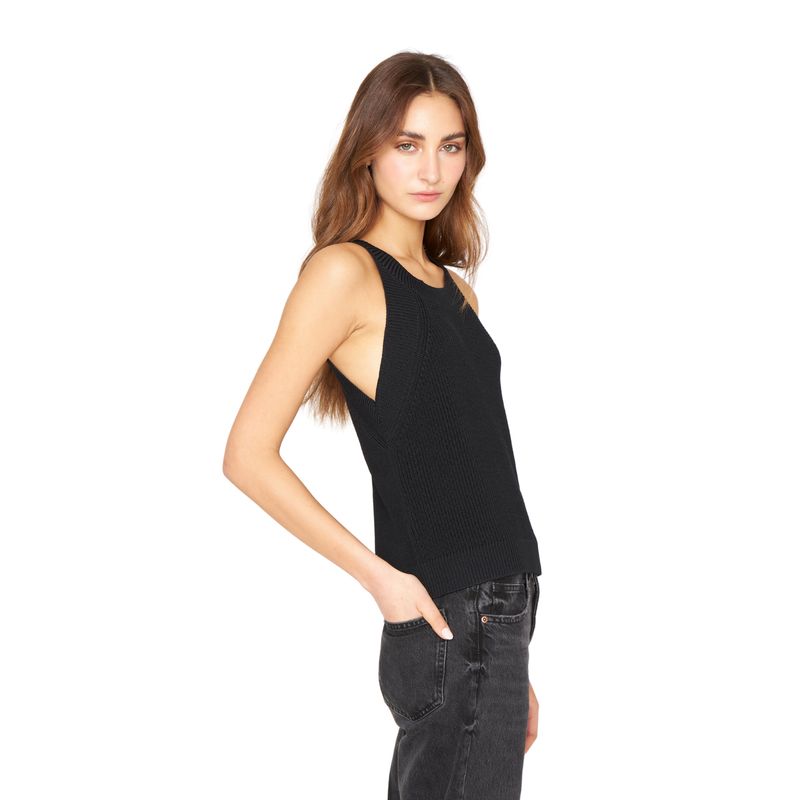 JACINTA TIENDA - Top Halter negro Jacinta Tienda