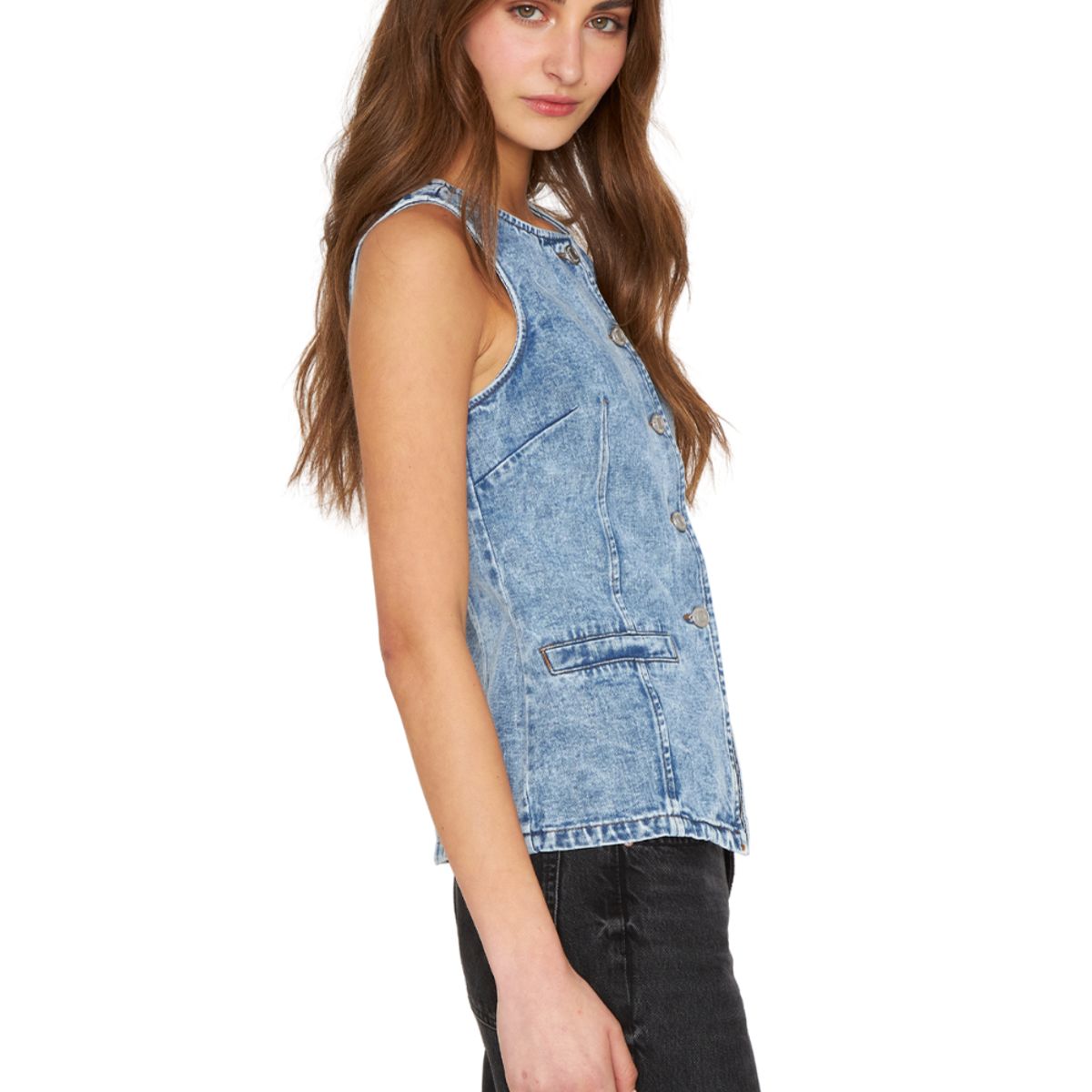 JACINTA TIENDA - Vest Alicia azul Jacinta Tienda