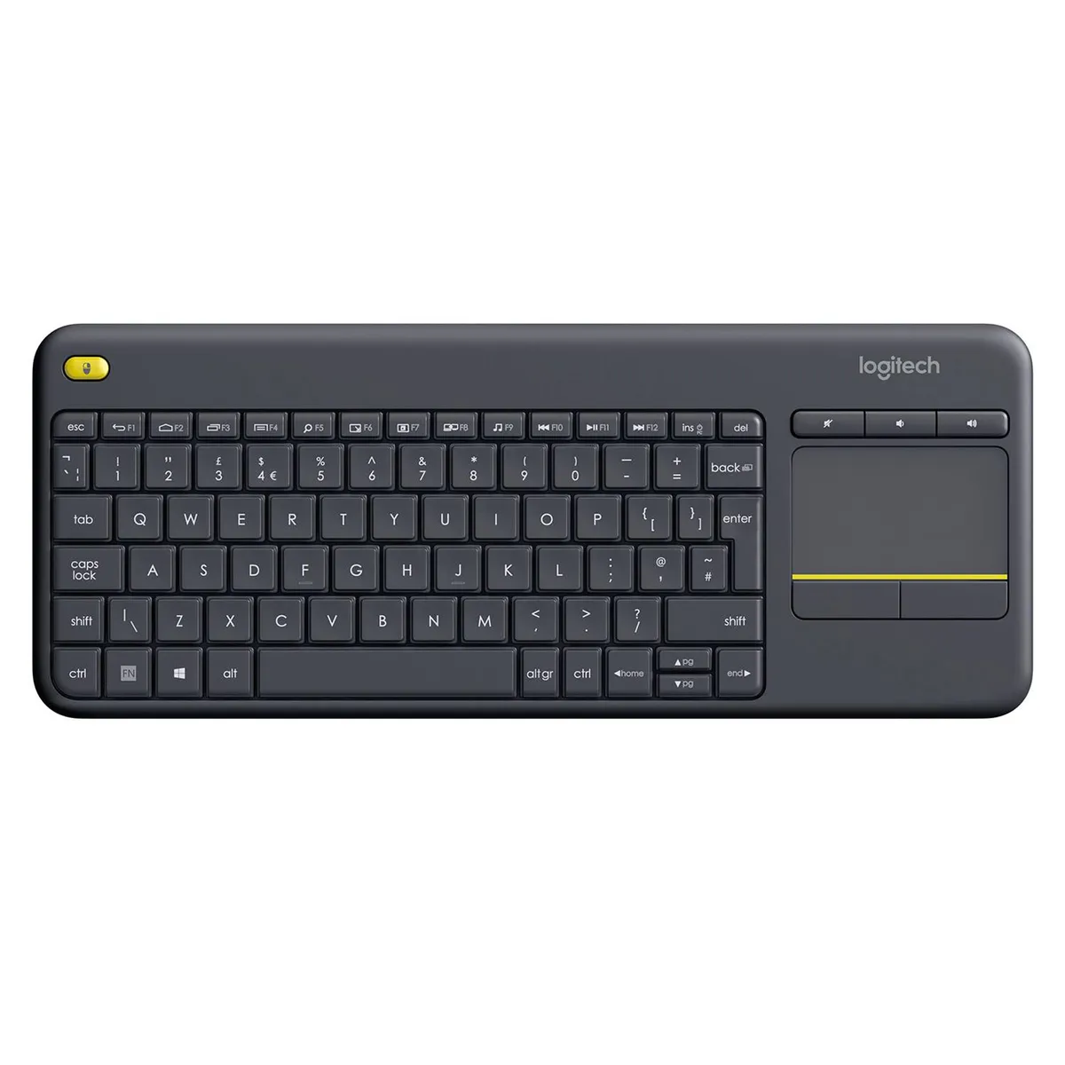 LOGITECH - Teclado Logitech K400 Plus Inalambrico Touchpad p/ Smart TV