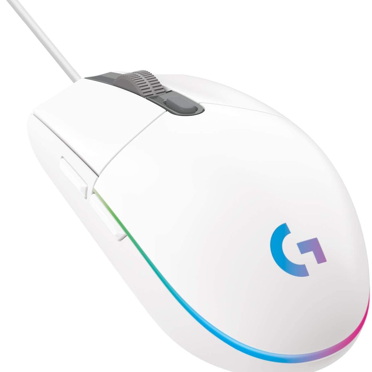 LOGITECH - Mouse Gamer Logitech G203 Lightsync Rgb 8000 dpi Blanco