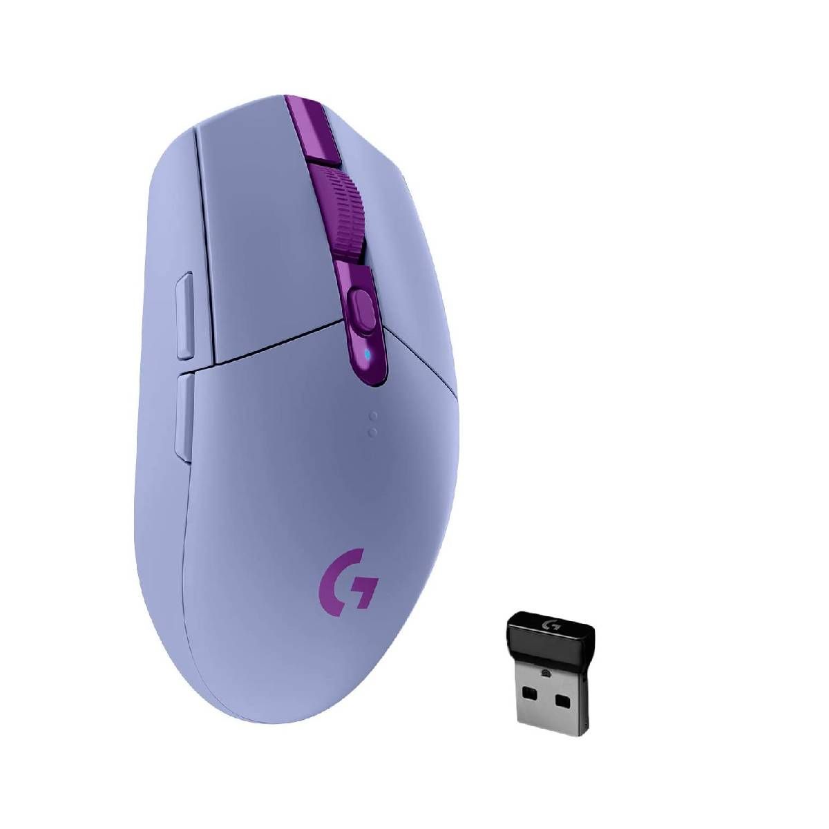 LOGITECH - Mouse Gamer Logitech Inalambrico G305 Lila 12k dpi