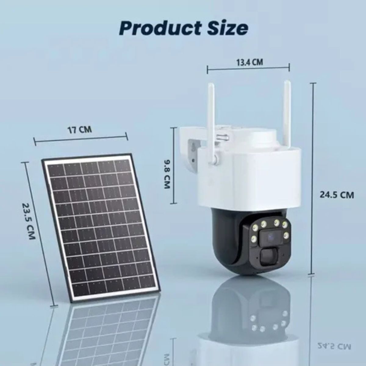 GENERICO - Cámara Solar 4G 8MP PTZ IP Yoosee con Panel Solar