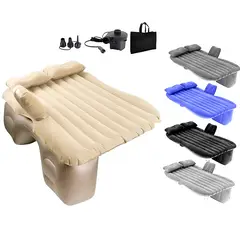 GENERICO - Colchón Inflable para Auto + Bomba Eléctrica + Almohada