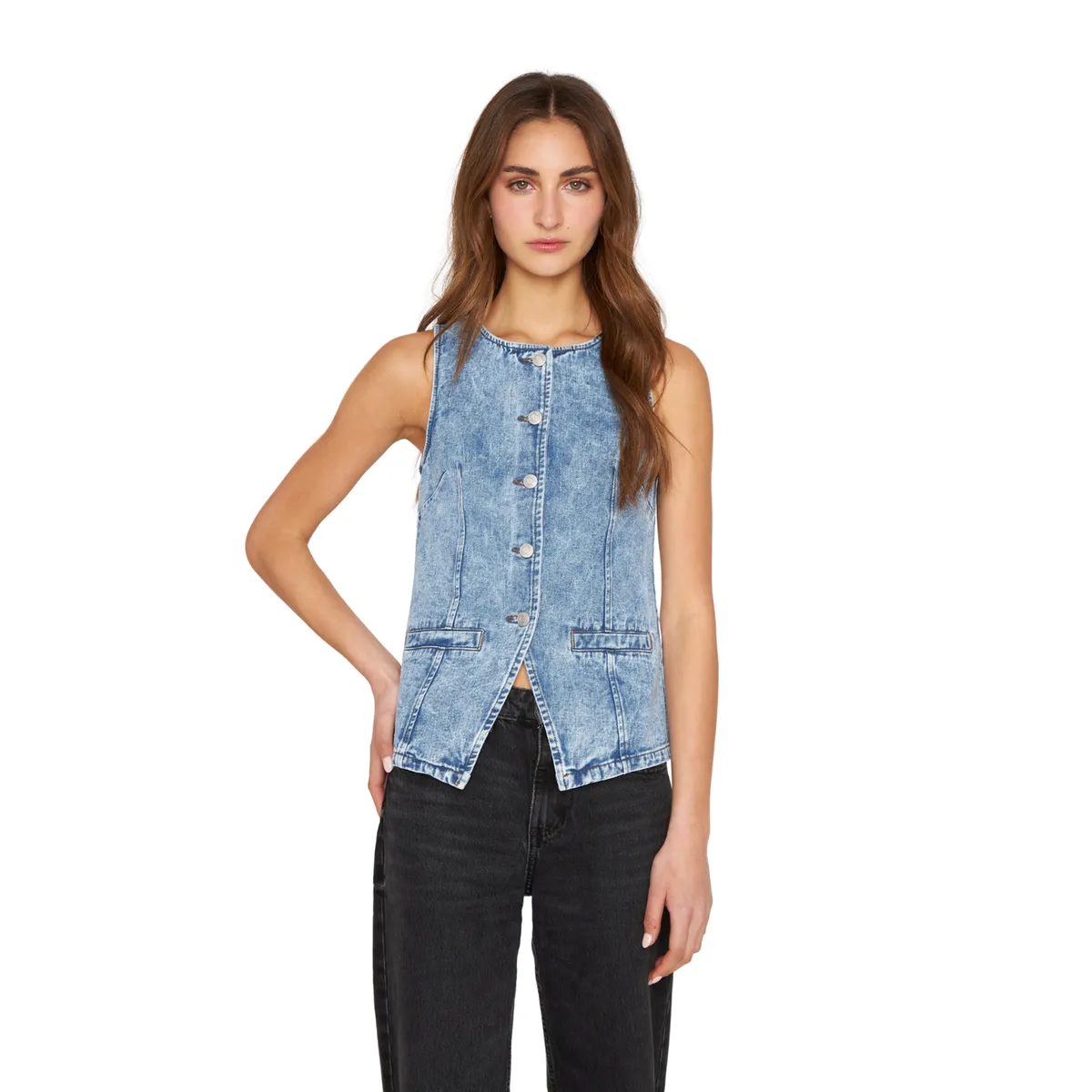 JACINTA TIENDA - Vest Alicia azul Jacinta Tienda