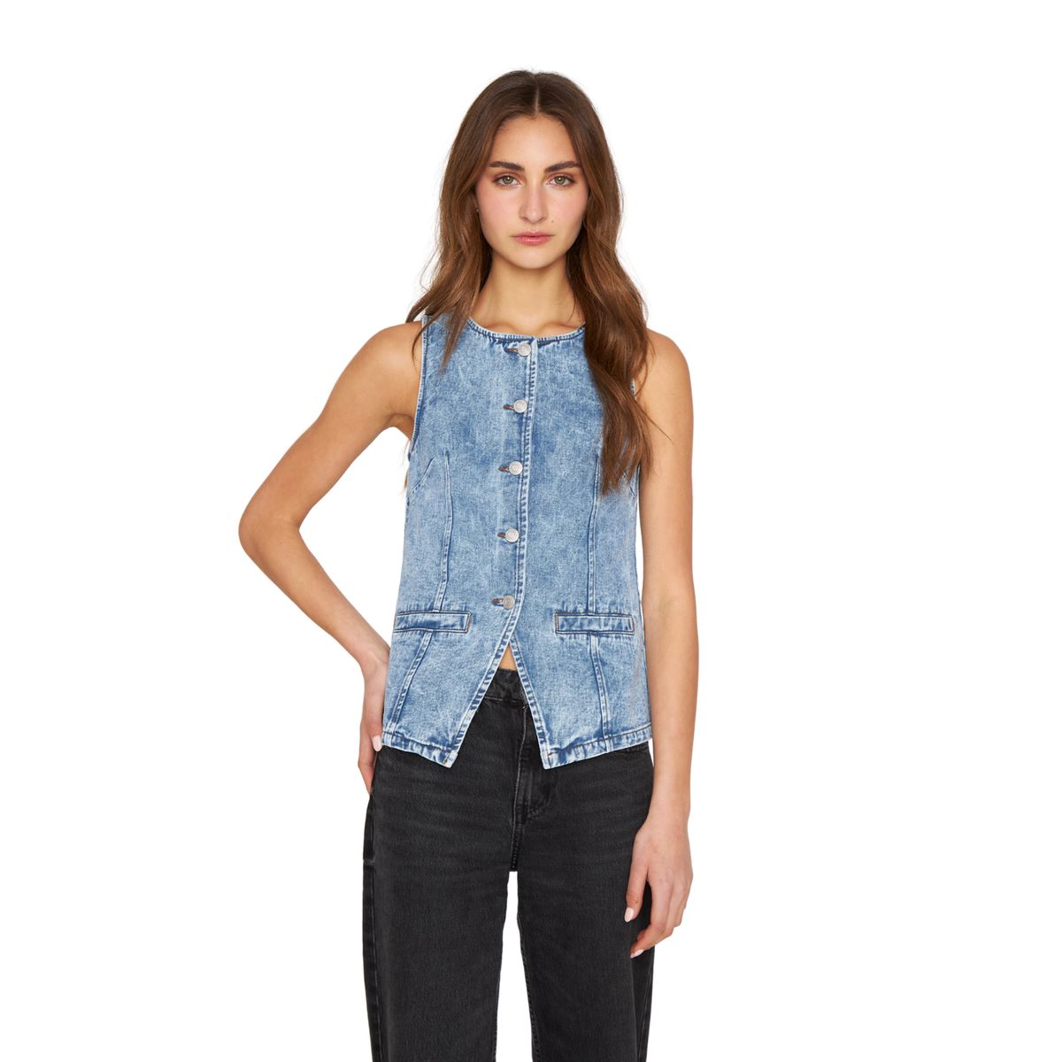 JACINTA TIENDA - Vest Alicia azul Jacinta Tienda