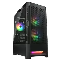COUGAR - Gabinete Duoface RGB Mid Tower Negro