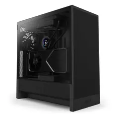 NZXT - Gabinete H5 Flow (2024) Compact Mid-Tower ATX Black