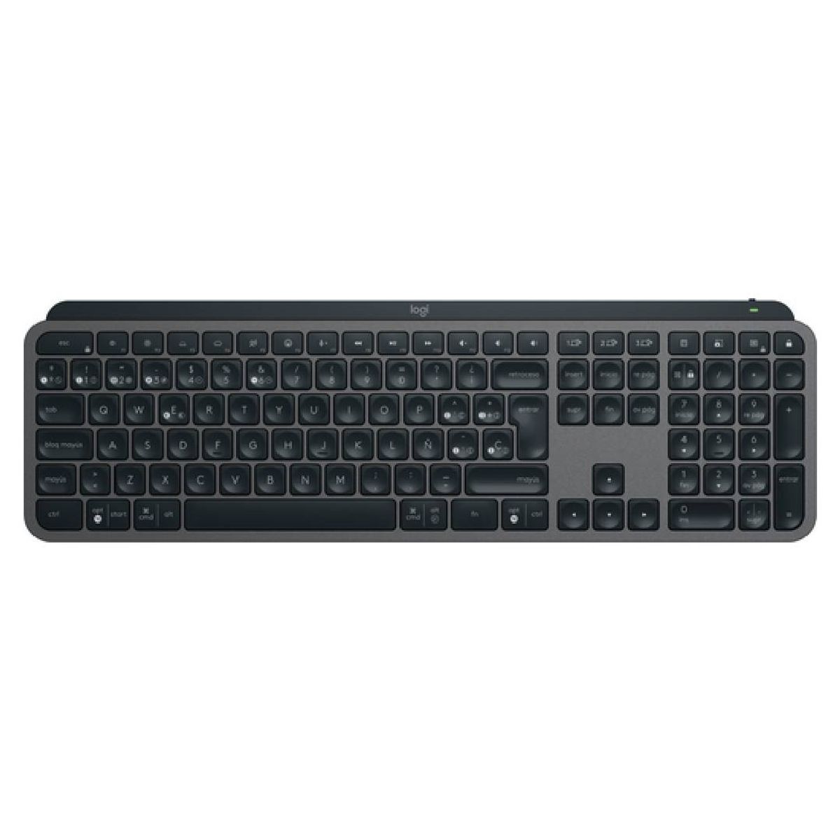 LOGITECH - Teclado Inalámbrico Logitech Mx Keys S Negro Español