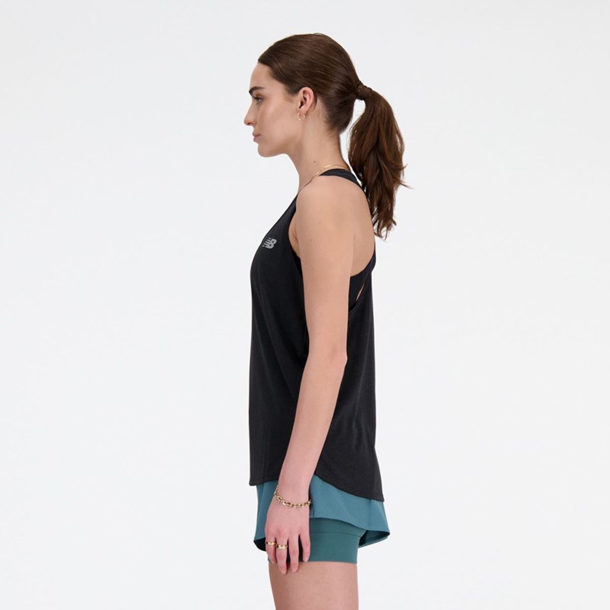NEW BALANCE - Polera Sin Mangas Running Mujer New Balance Athletics Negra
