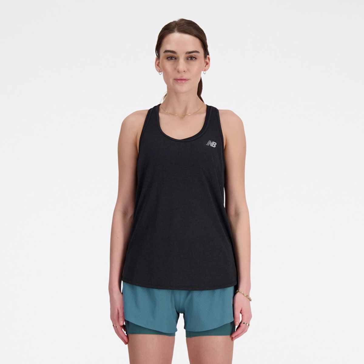 NEW BALANCE - Polera Sin Mangas Running Mujer New Balance Athletics Negra