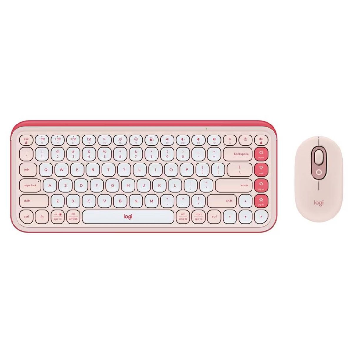 LOGITECH - Teclado Logitech POP Icon Combo Español Rosa