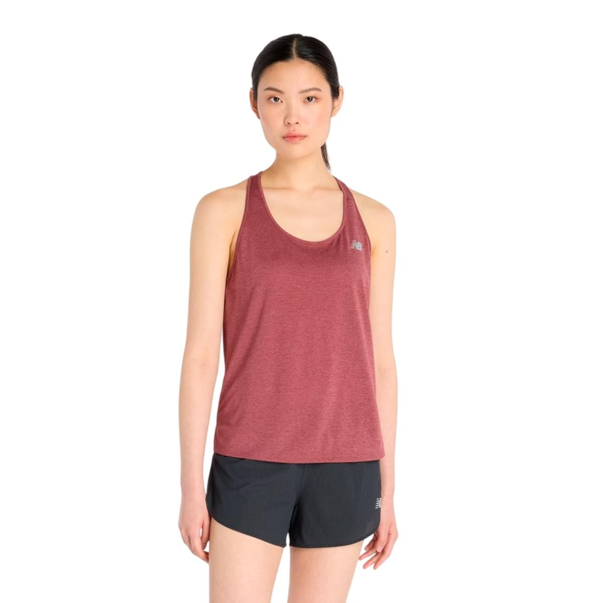 NEW BALANCE - Polera Sin Mangas Running Mujer New Balance Burdeo