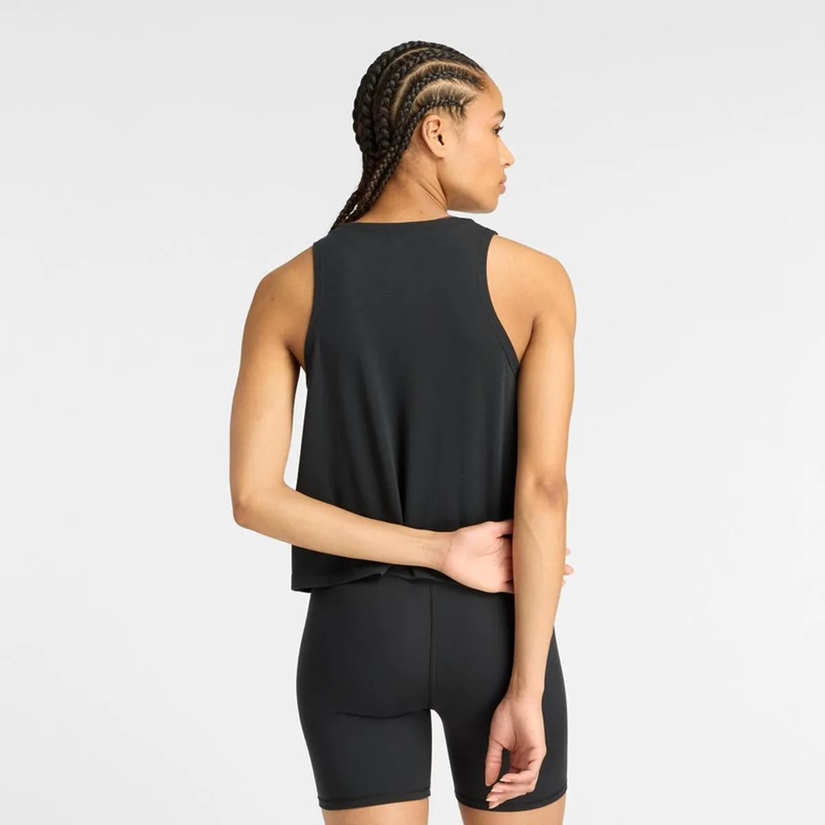 NEW BALANCE - Polera Sin Mangas Entrenamiento Mujer New Balance Negra