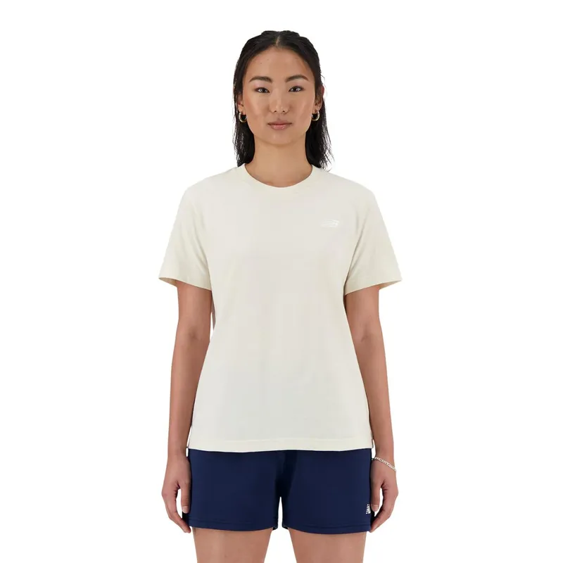 NEW BALANCE - Polera Mujer New Balance Sport Essentials Beige