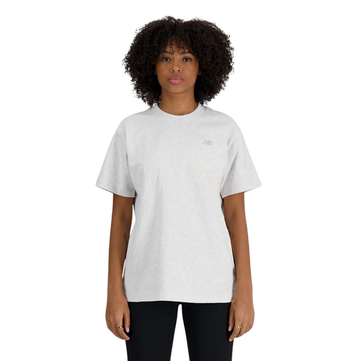 NEW BALANCE - Polera Lifestyle Mujer New Balance Athletics Gris