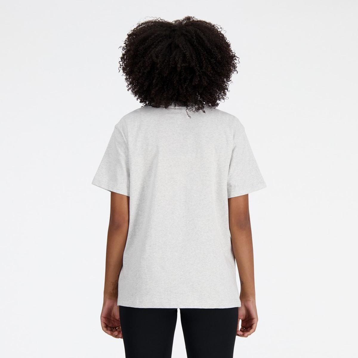 NEW BALANCE - Polera Lifestyle Mujer New Balance Athletics Gris