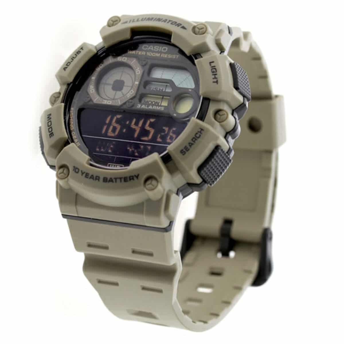 CASIO - RELOJ CASIO WS1500H-5B HOMBRE DEPORTIVO MOON FASE