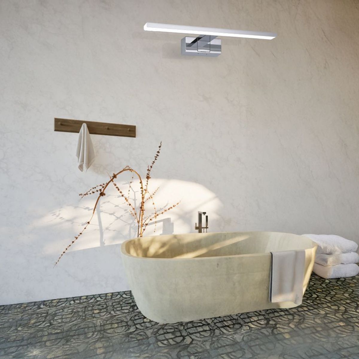 EGLO - Apliqué de Pared Eglo Conetilla Baño LED blanca fria y cálida 7W IP44