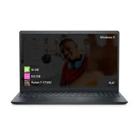 Notebook Inspiron Ryzen 7 16GB 512GB SSD 15.6' FHD Táctil Win11
