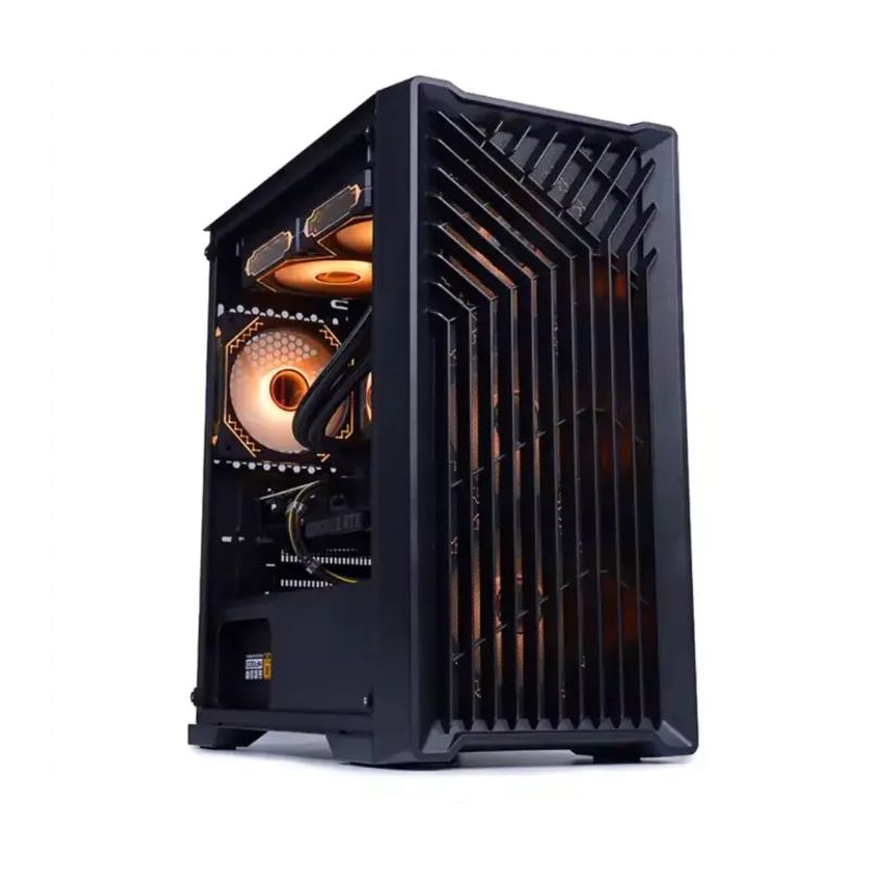 KRONOS - Gabinete Kronos Wind Vidrio templado RGB 3Fan mATX Negro