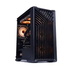 KRONOS - Gabinete Wind Vidrio templado RGB 3Fan mATX Negro