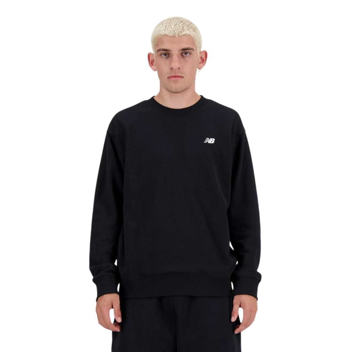 NEW BALANCE - Polerón Hombre New Balance Negro