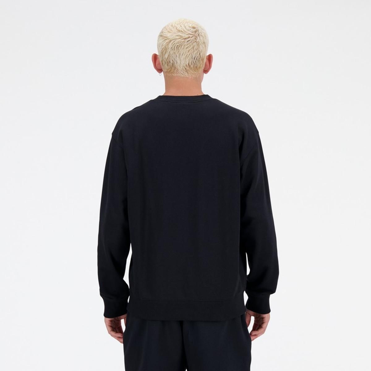 NEW BALANCE - Polerón Hombre New Balance Negro