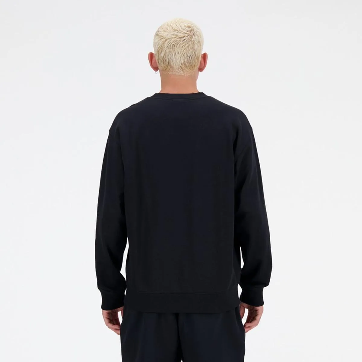 NEW BALANCE - Polerón Hombre New Balance Negro