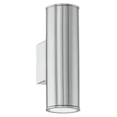 EGLO - Apliqué de Pared RIGA exterior baño 2X3W GU10 LED incluida 94107