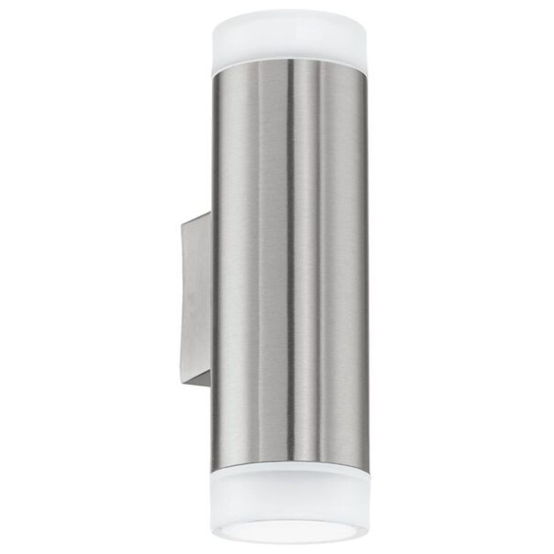 EGLO - Apliqué de Pared Eglo RIGA Luz fria 2X3W GU10 LED exterior baño IP44