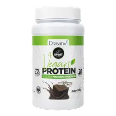 DRASANVI - PROTEIN VEGAN SABOR BROWNIE SIN GLUTEN 600g