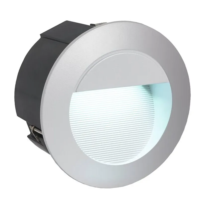 EGLO - Foco embutido ZIMBA LED MURO EXT DM125 3W LED 320lm IP65