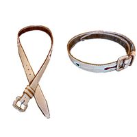 Cinturon cuero crudo Nacional