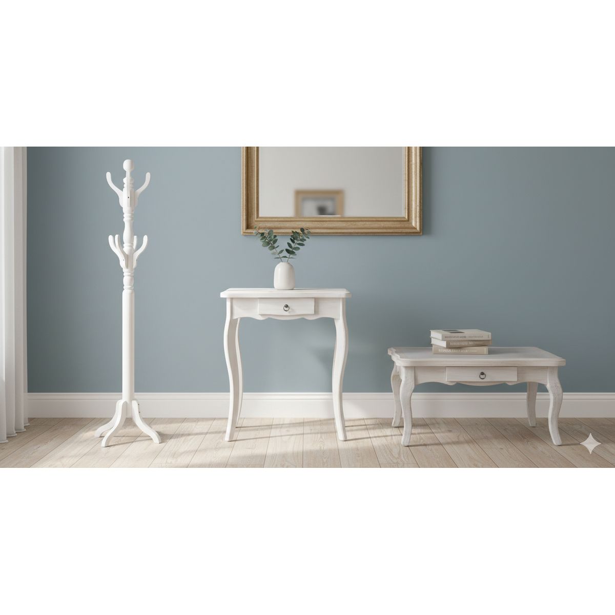 MUEBLES NATIVA - Combo Mesa de centro Arrimo Perchero