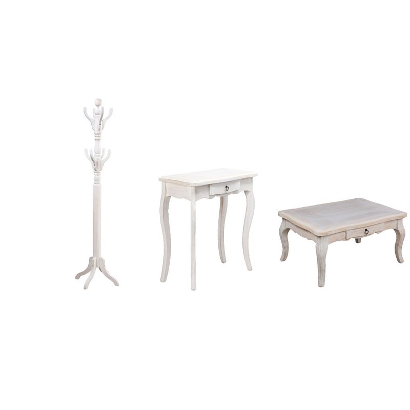 MUEBLES NATIVA - Combo Mesa de centro Arrimo Perchero