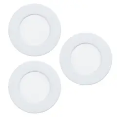 EGLO - Foco embutido FUEVA blanco regula calido frío SET 3X3W Cód901384