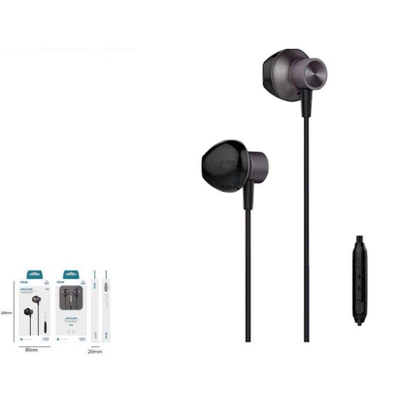 GENERICO - Auriculares Foneng T63 3.5 Mm Color Gris